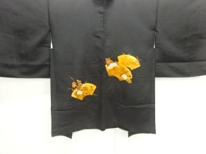 地紙に草花模様絵羽織